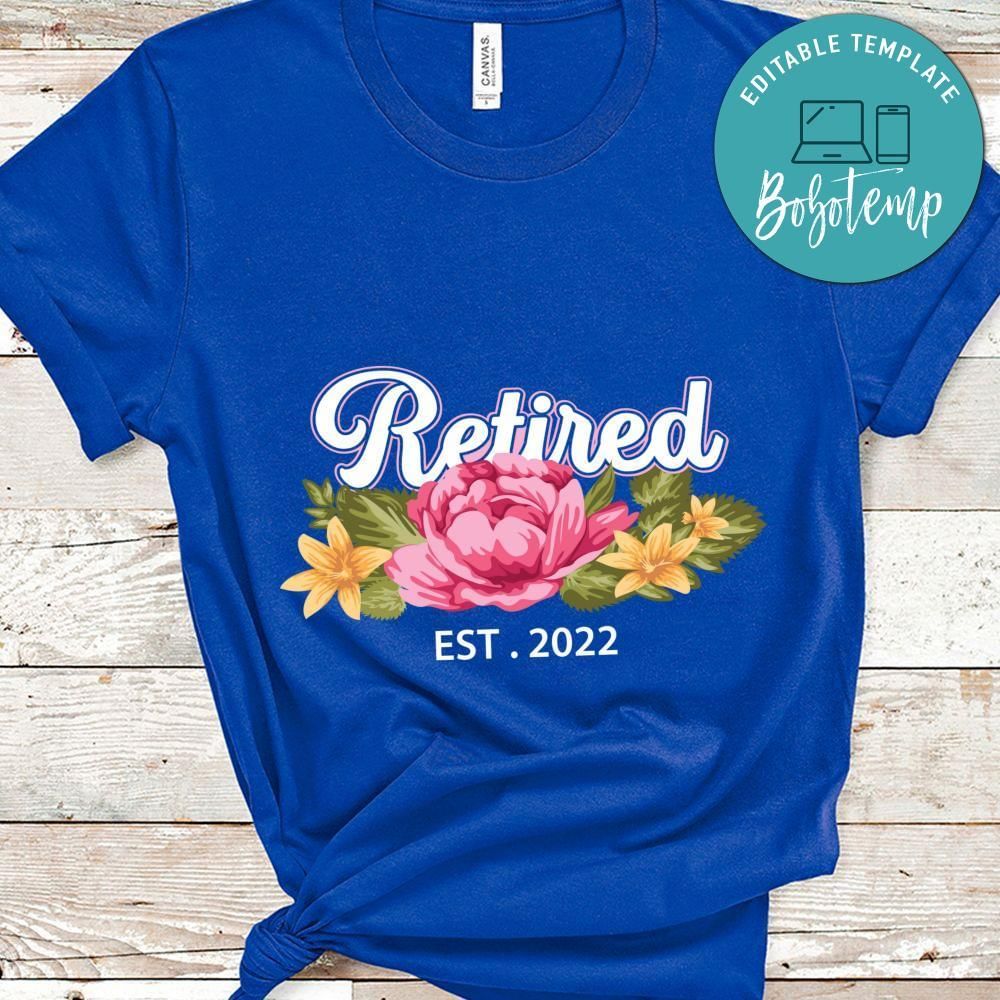 Retired Est 2022 Womens Retirement shirt
