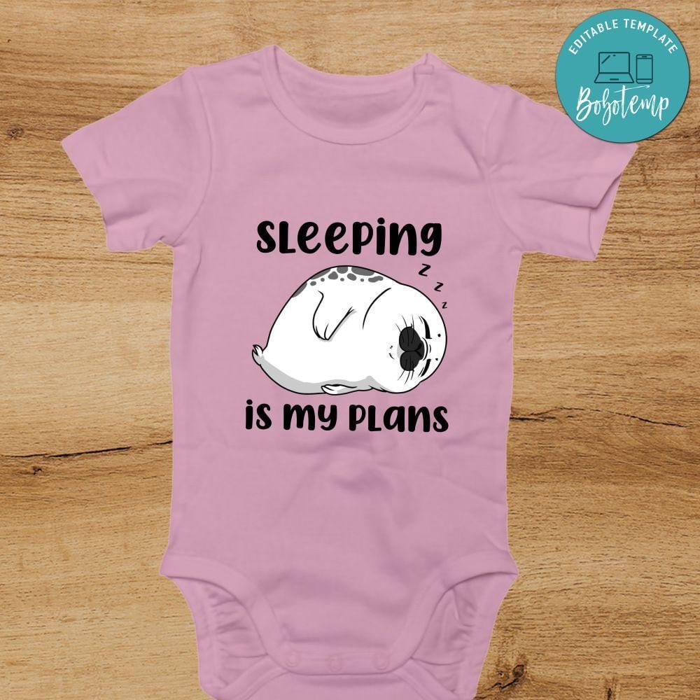 Sleeping is my plans Toddler PNG file template