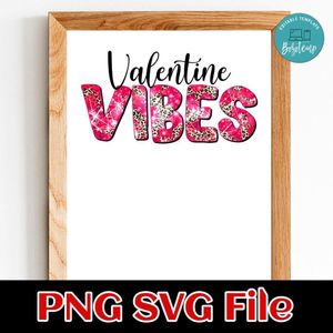 Valentine vibes PNG SVG file template