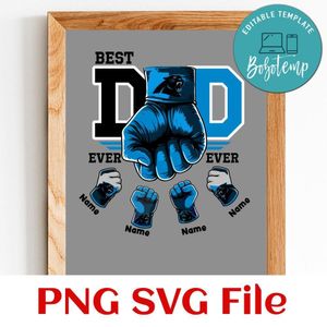 Daddy gang Carolina Panthers PNG file template