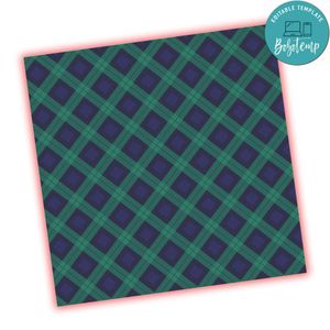 Blue Seamless plaid pattern PNG file template