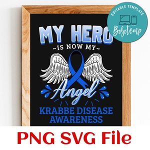 My Hero Is Now My Angel Customer Request PNG file template