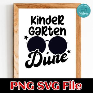 Kindergarten Dude PNG design template