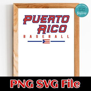 Puerto Rico Baseball 2 Customer Request PNG file template