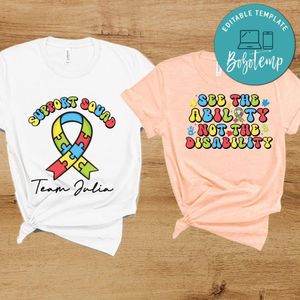 See the ability not the disability Customer Request PNG file template