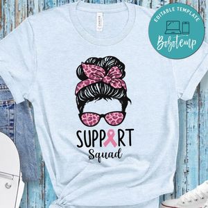 Support Squad Cancer Awareness PNG file template