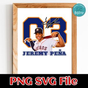 Houston Astros Jeremy Pena PNG file template