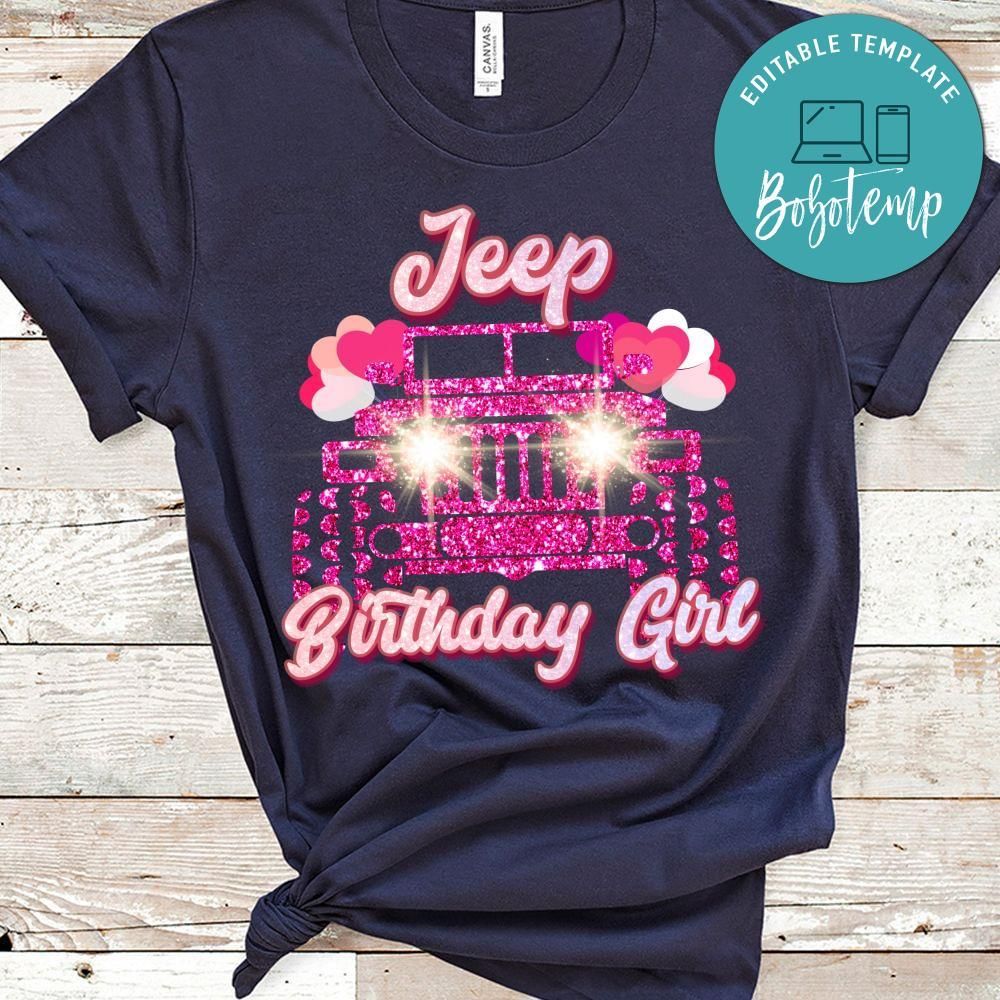 Jeep Birthday Girl Shirt