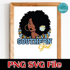 Southern Girl PNG SVG file template