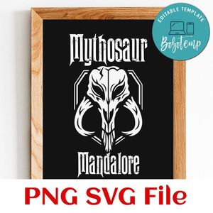 Mythosaur Mandalore PNG SVG design template