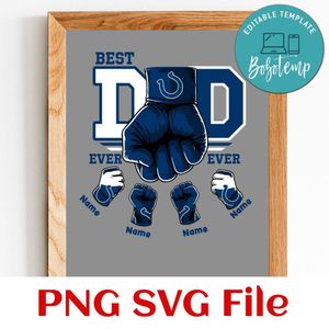 Daddy gang Indianapolis Colts PNG file template