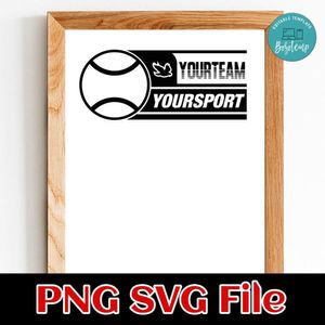 Team Sport SVG design template