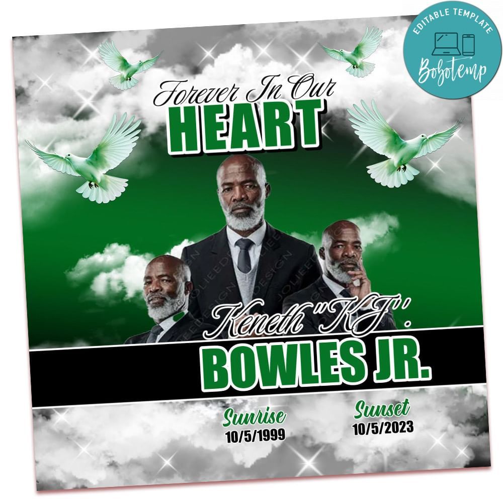 Forever in our heart Customer Request PNG file template