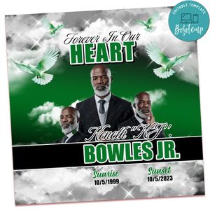 Forever in our heart Customer Request PNG file template