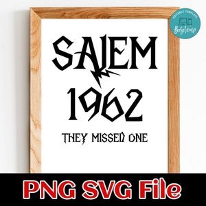 Witch Salem 1692 They Missed One SVG PNG design template