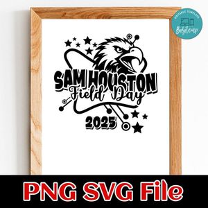 Sam Houston field day Customer Request PNG file template