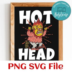 Heat Miser Hot Head PNG file template