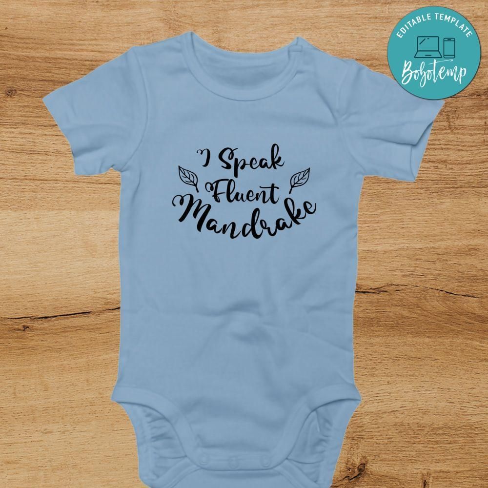 I Speak Fluent Mandrake Toddler Shirt