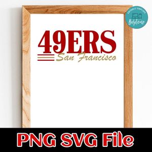 49ers san francisco SVG PNG file template