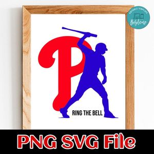 Philadelphia ring the bell baseball PNG file template