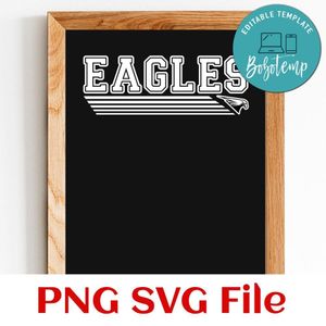 Eagles SVG design template