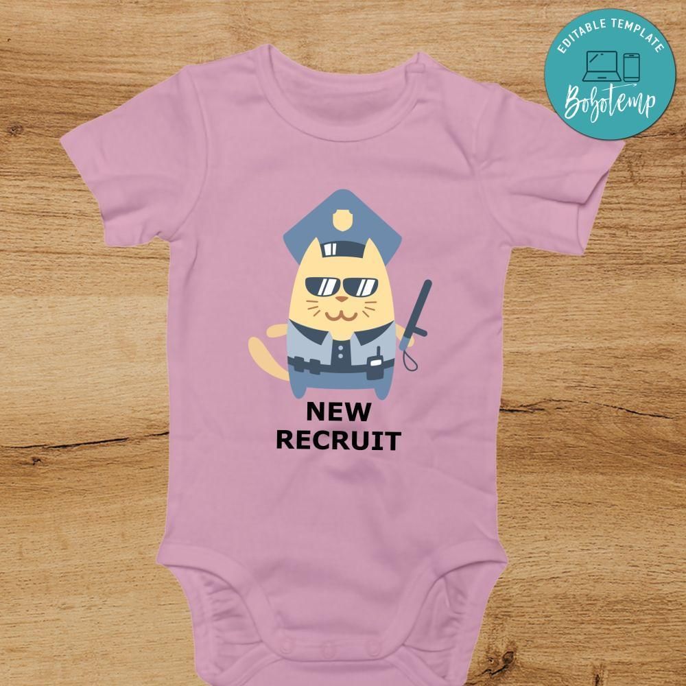 New Recruit Cat Toddler Shirt