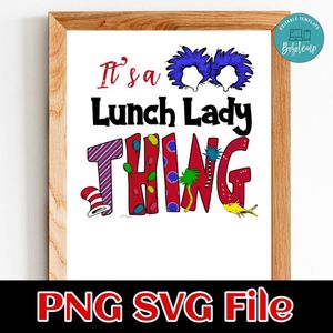 It's a lunch lady thing PNG file template