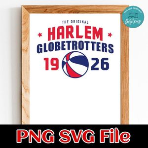 Harlem Globetrotters SVG PNG Customizable Instant Download