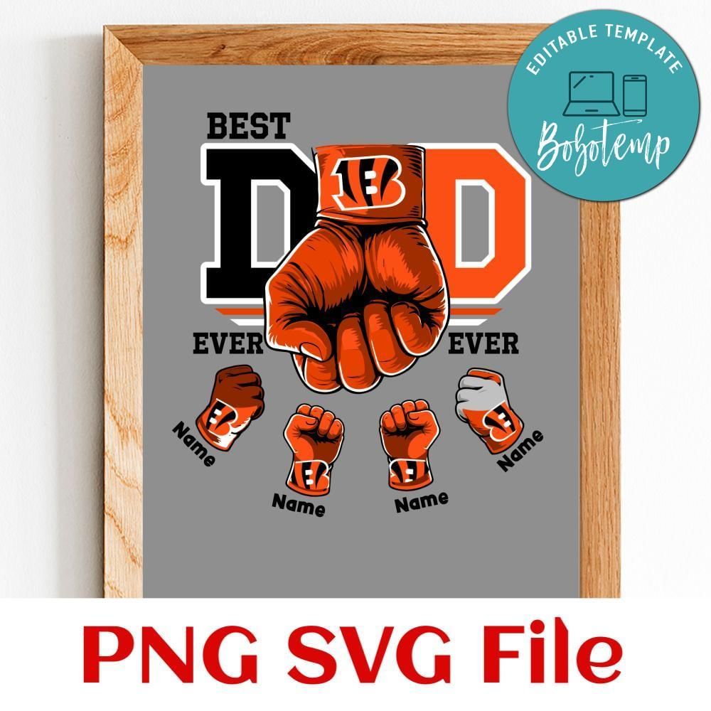 Daddy gang Cincinnati Bengals PNG file template