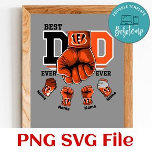 Daddy gang Cincinnati Bengals PNG file template