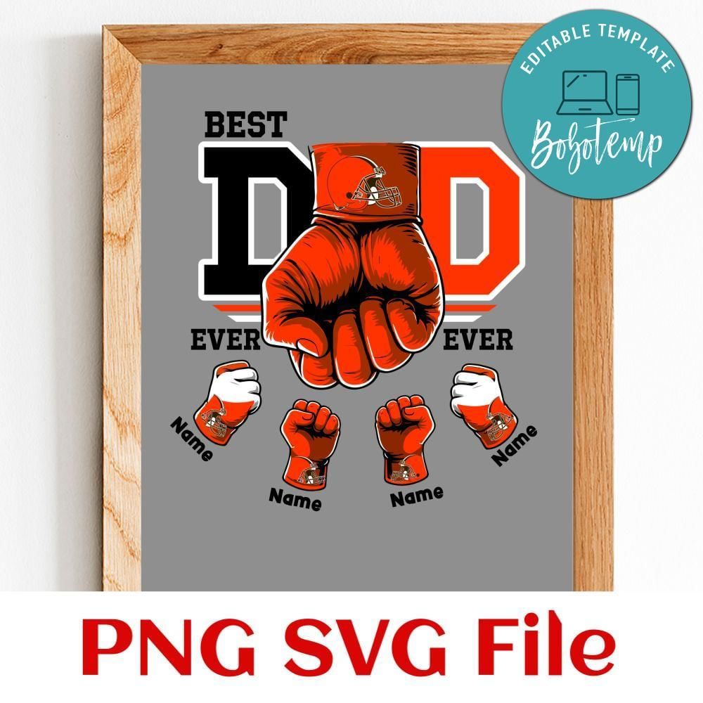 Daddy gang Cleveland Browns PNG file template