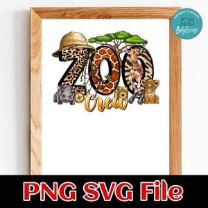Zoo crew Customer Request PNG file template