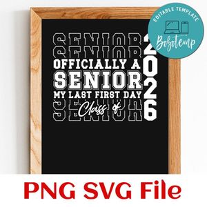 Senior Class of 2026 Customer Request PNG file template