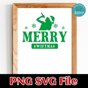 Merry Swiftmas PNG SVG Customizable Instant Download