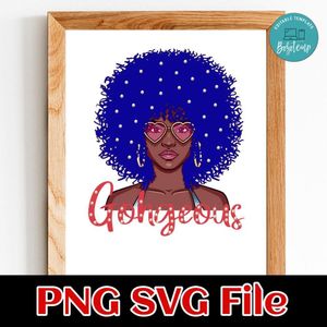 Black lady heart sunglasses PNG SVG design template