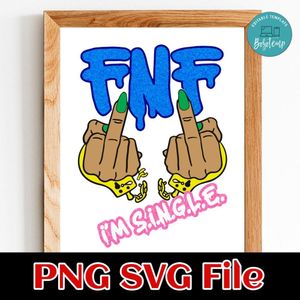 FNF i'm single PNG SVG file template