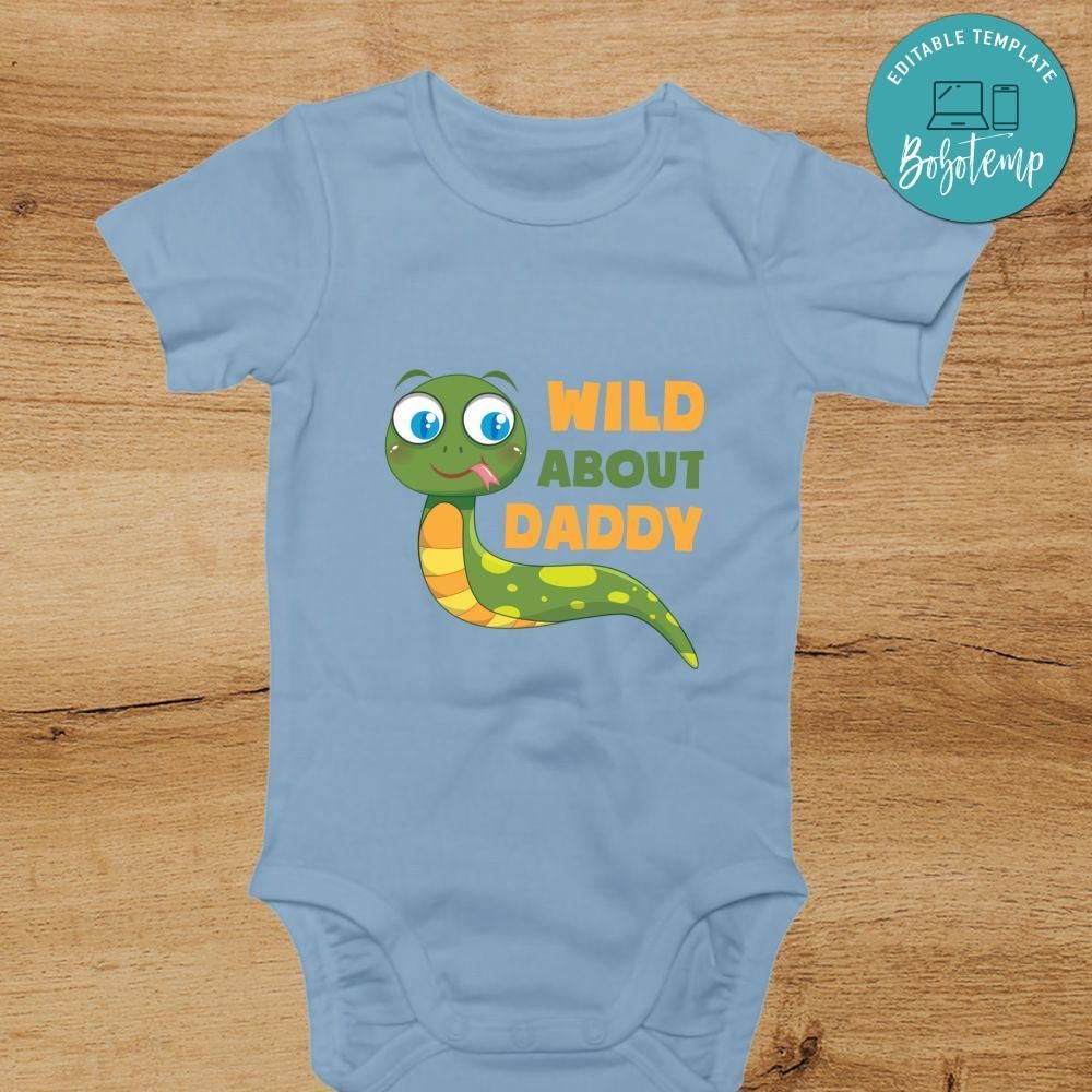 Wild About Daddy Toddler Shirt