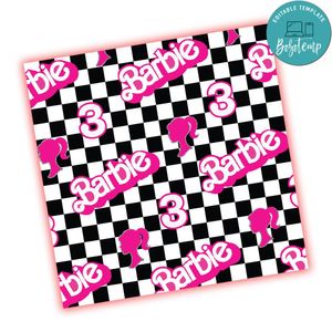Barbie Pattern PNG file template