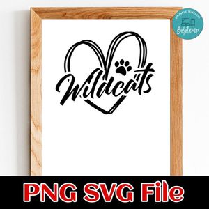 Wildcats SVG PNG design template