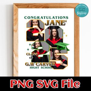 Congratulation class of High Shool Customer Request PNG file template