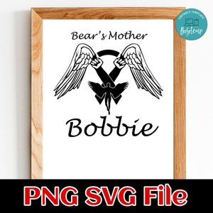Bear's mother Bobbie Customer Request PNG file template
