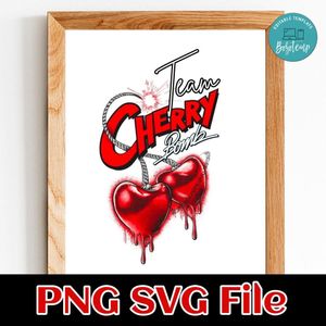Cherry bomb PNG file template