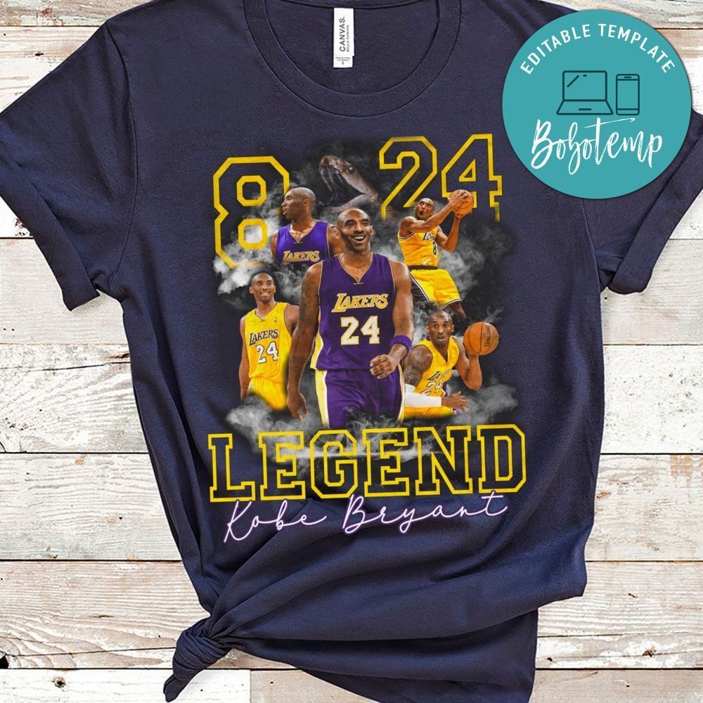 Legend Kobe Bryant PNG file template