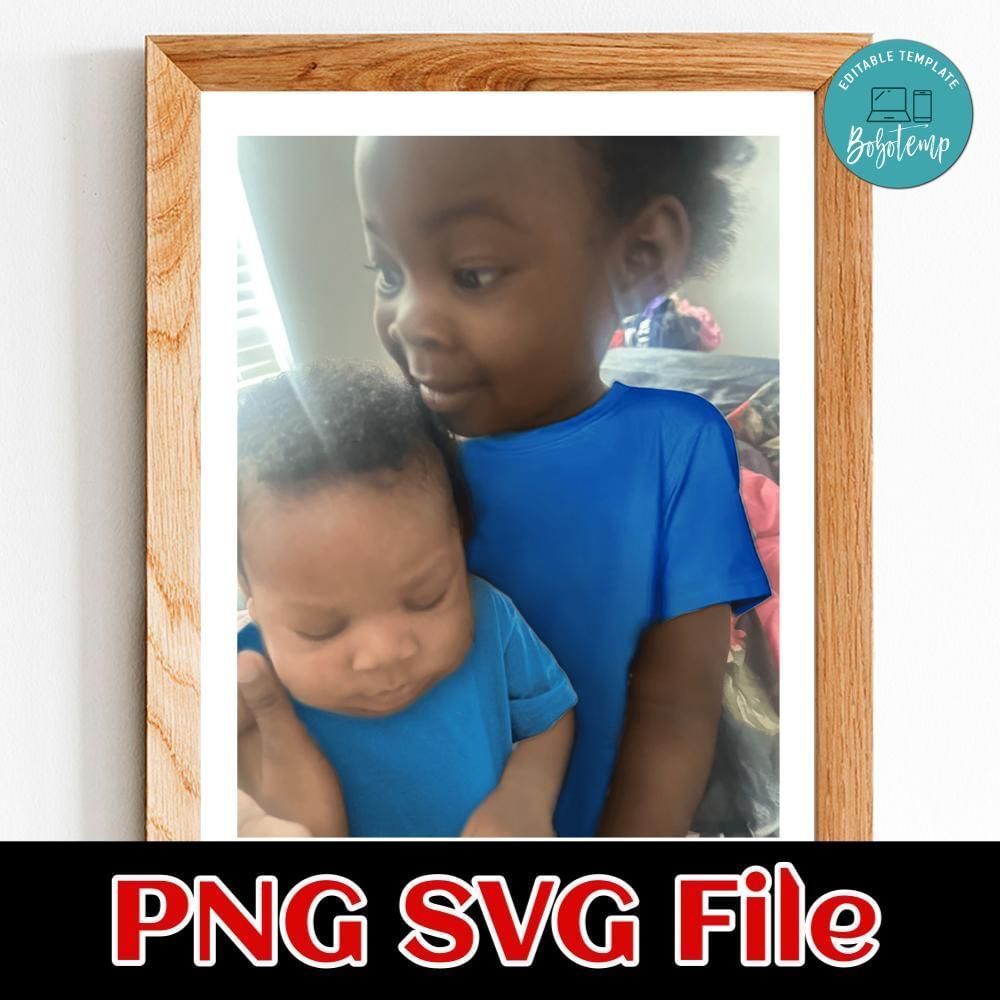 Baby customize Customer Request PNG file template