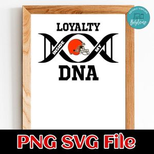 Loyalty Cleveland Browns PNG SVG file template