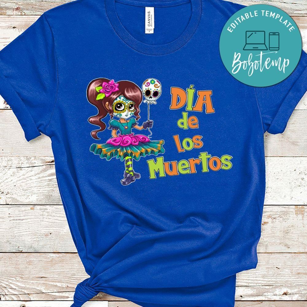 Día de los muertos PNG file template