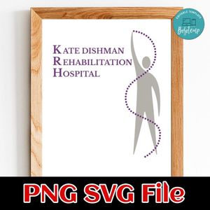 Kate Dishman Rehabilitation Hospital PNG SVG design template