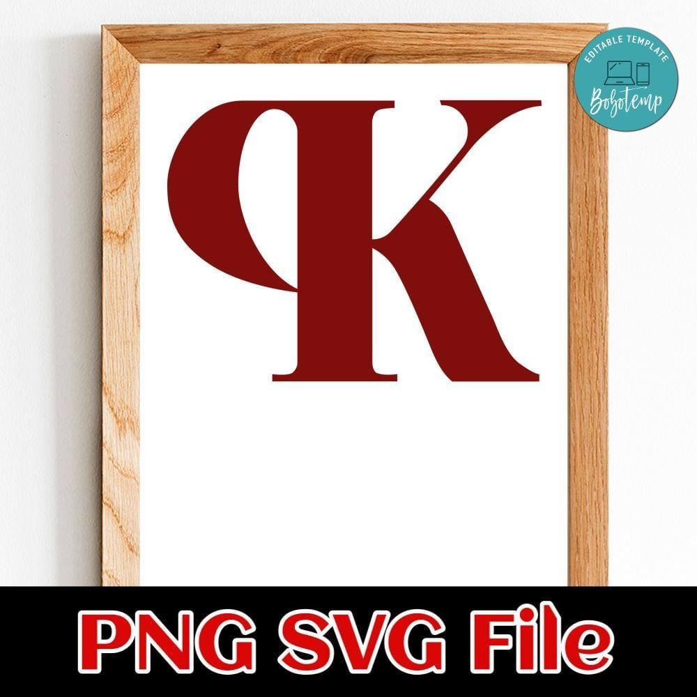 Letter K Customer Request PNG file template