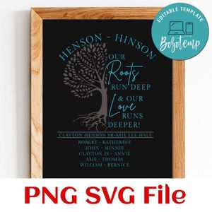 Roots run deep Customer Request PNG file template