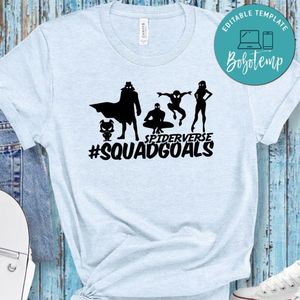 Spider Verse Squad Goals Shirt